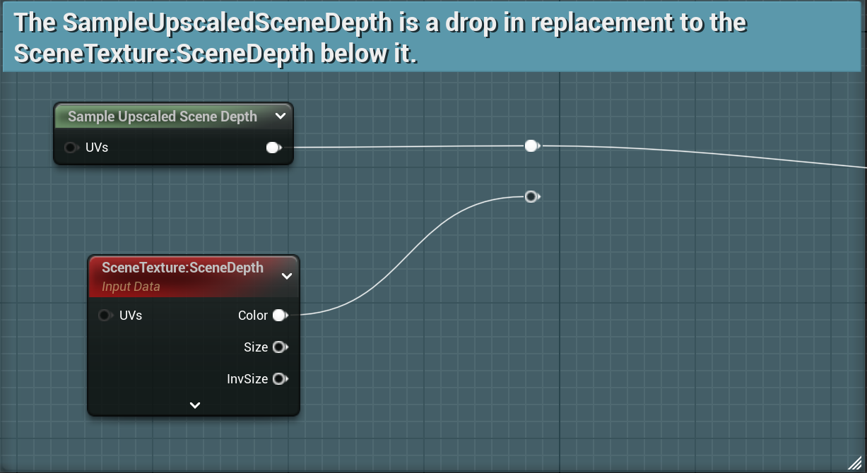 Scene Depth Node